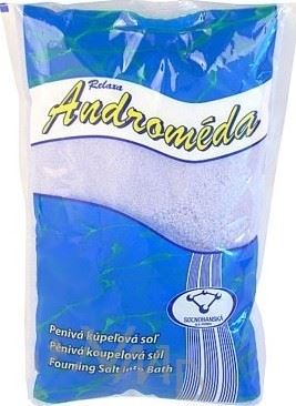 Androméda pěnivá koupelová sůl Aloe Vera 1kg