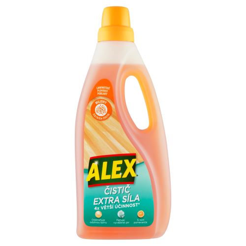 ALEX mýdlový čistič extra síla laminát 750ml Pomeranč