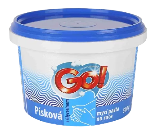 GO! mycí písková pasta 500g, na ruce