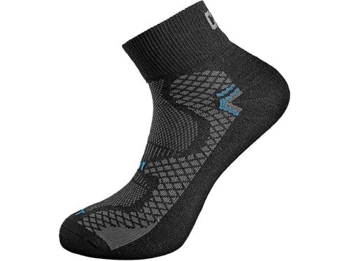 Ponožky CXS SOFT, černo-modré, vel. 45