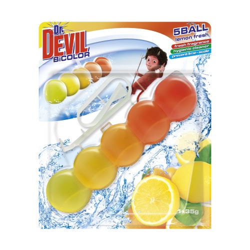 Dr. Devil Bicolor WC 5ball 1x35g Lemon fresh
