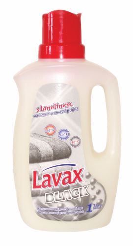 Lavax prací prostředek s lanolinem Black 1l