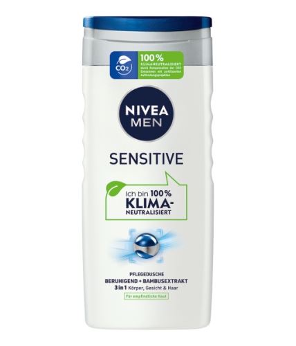 NIVEA for MEN 250ml Sensitive KLIMA sprchový gel 