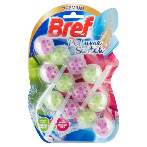Bref WC PREMIUM Color aktiv 3x50g Apple and Water Lily závěs