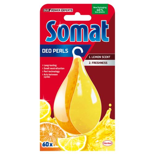 Somat DEO perly Lemon&Orange 60 mytí, vůně do myčky