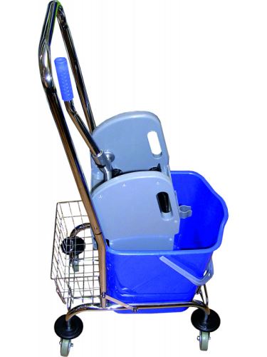 Úklidový vozík Economic 23l, 1x vědro+zadní koš