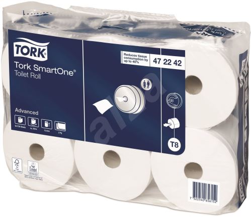 Toaletní papír TORK SmartOne se středovým odvíjením 2vr, T8, délka 207m (6ks)