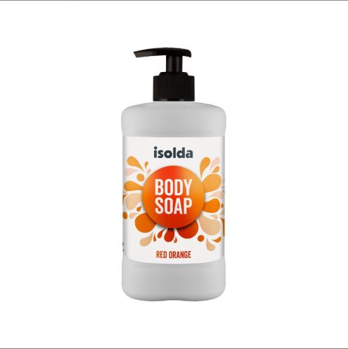 ISOLDA Red orange body soap 400ml, tělové mýdlo