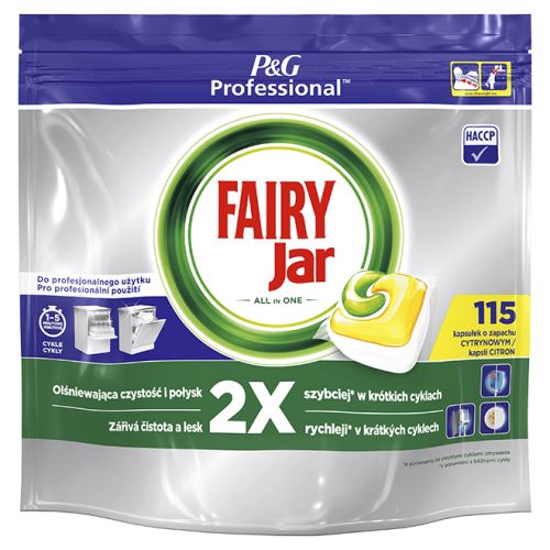 Jar P&G FAIRY Professional kapsle do profesionálních myček All in One 115ks