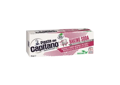 PASTA DEL CAPITANO ZUBNÍ PASTA - BAKING SODA  75 ML