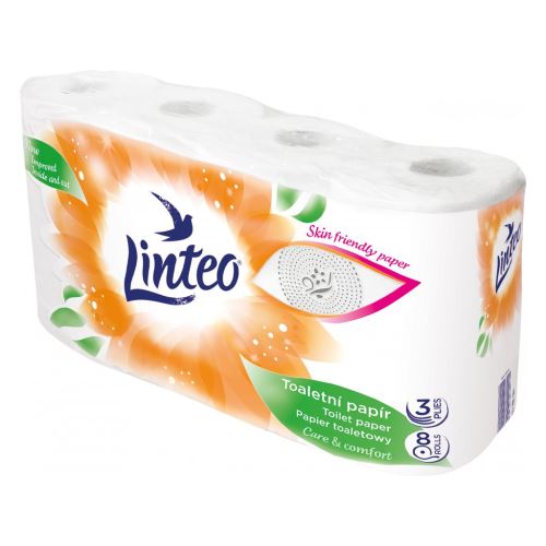 Toaletní papír Linteo Satin 3vr, délka 15m (8ks)